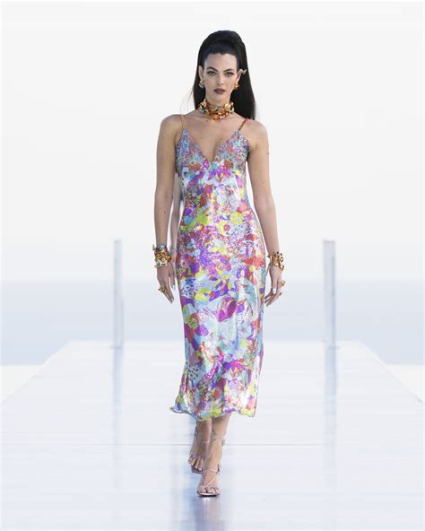 versace la vacanza vogue runway|versace runway dresses.